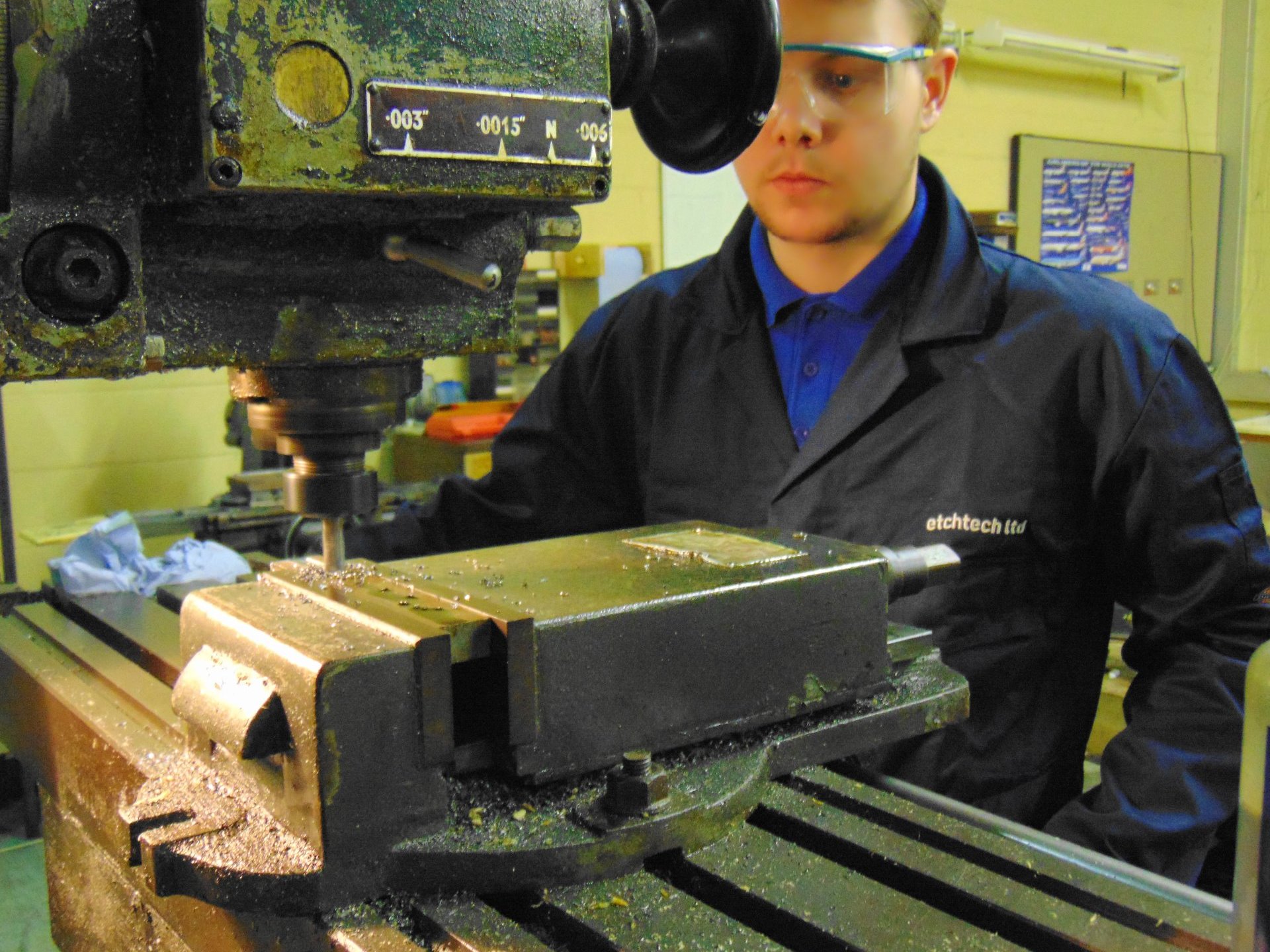 tool making for forming photo etch components in our fully equipped tool room at etch tech